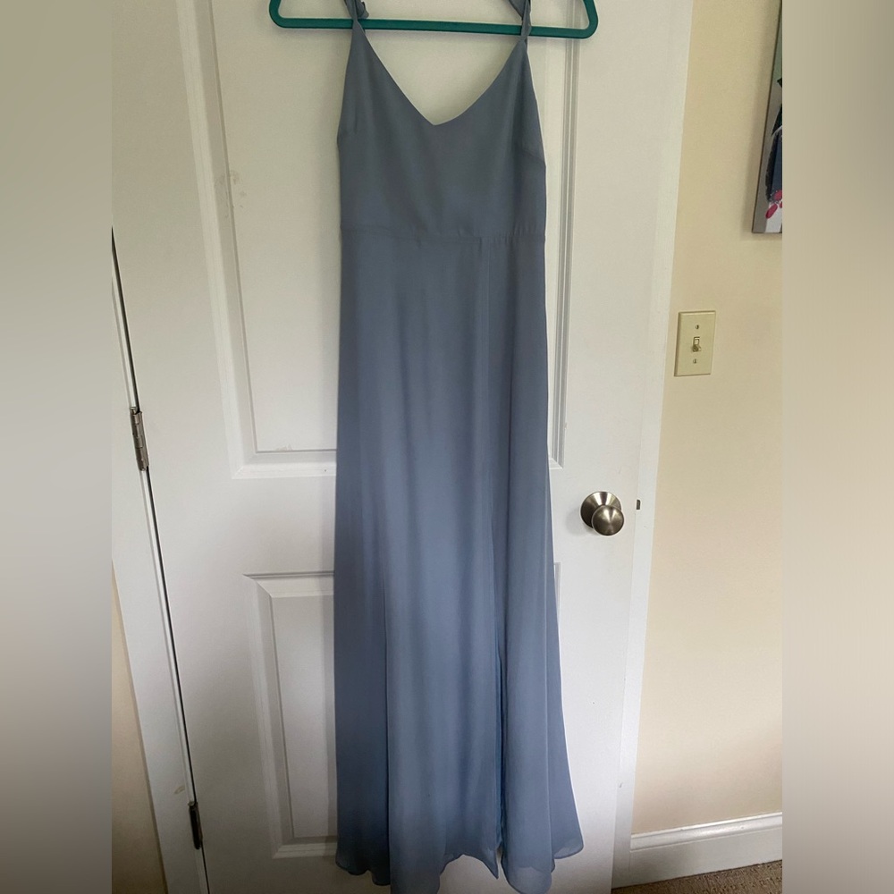 Chic Light Blue Maxi Dress